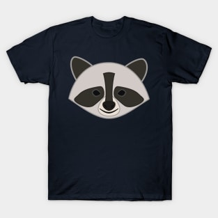 Cute Raccoon Cartoon T-Shirt